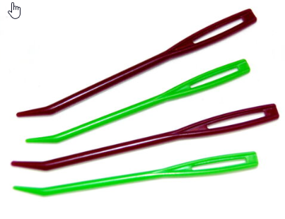 סט מחטי צמר פלסטיק  4 יחידות